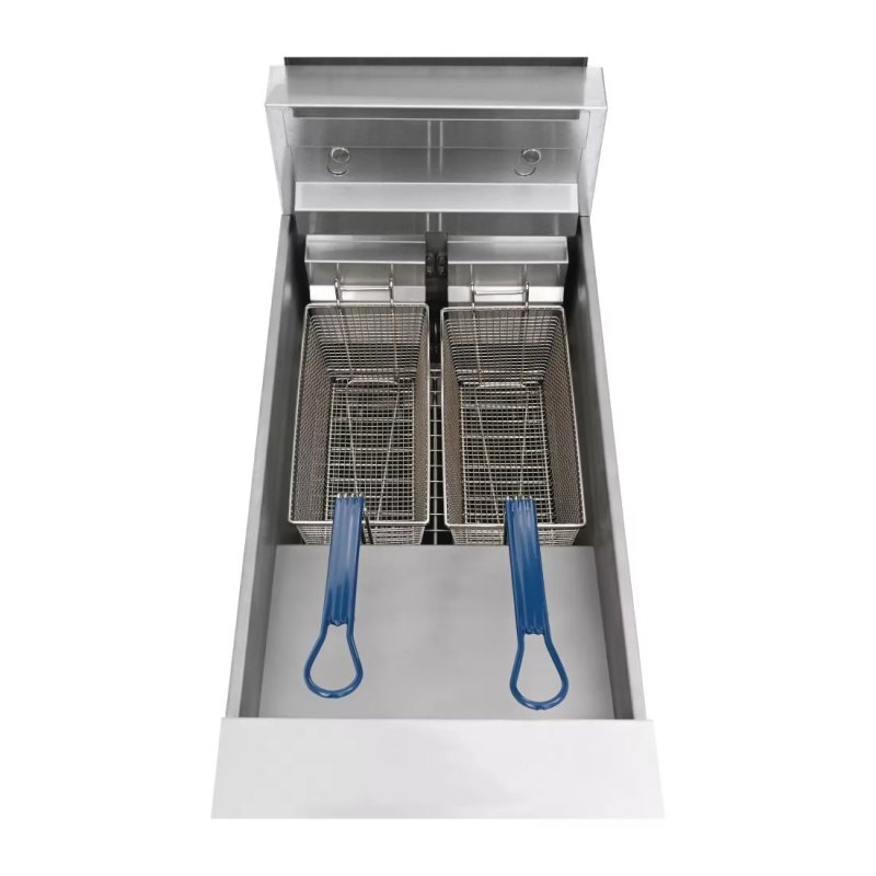 Pitco Single Tank Twin Basket Fryer SE14S-SSTC - islandcatering