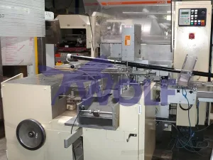 Tafelpackmaschine LOESCH - Type LTM-GR für 100 gr. Tafeln, Baujahr 1996