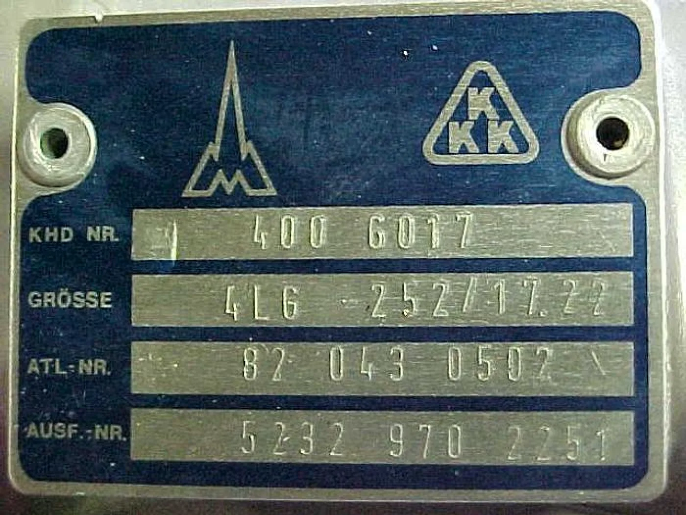 KKK 4LG-252/17.22 - 5