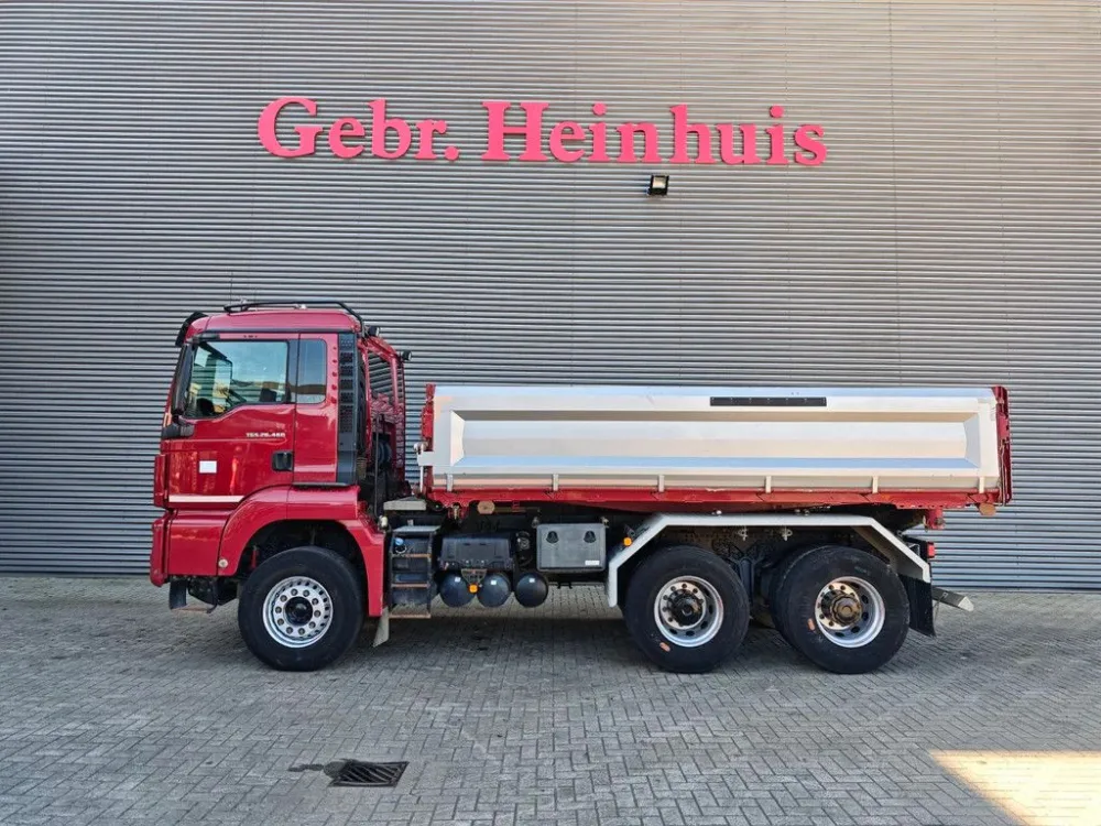 MAN TGS 26.460 6x4 Schwarzmuller 3 Seiten Kipper!