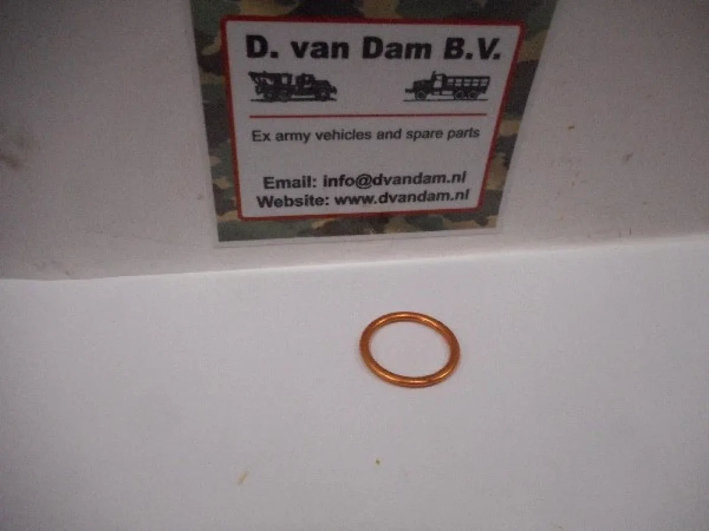Afdichtring aftap plug benzinetank - 1