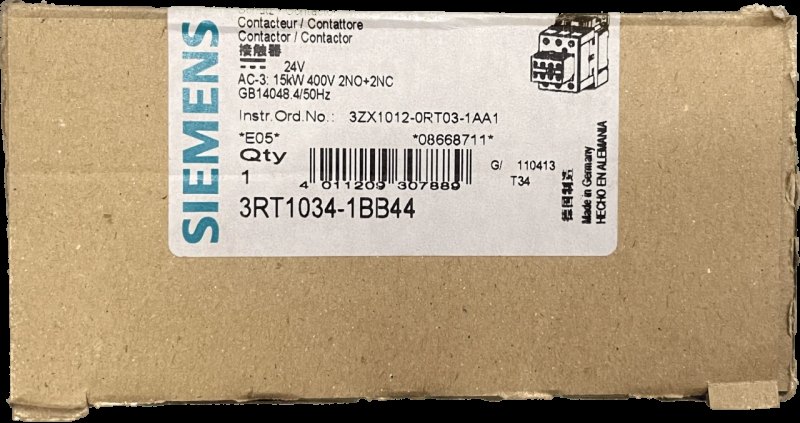 Siemens Leistungsschütz 3RT1034-1BB44