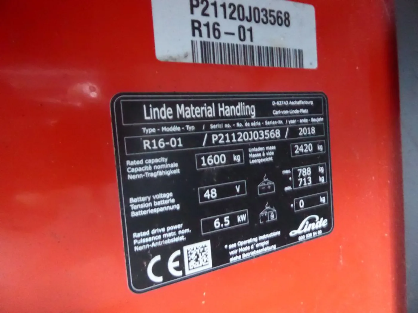 Linde R16-01 - 5