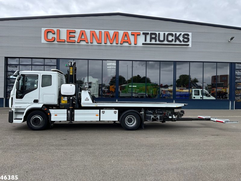 Iveco Eurocargo ML160E32 Euro 6 Falkom Abschlepp + Palfinger 19 Tonmeter laadkraan