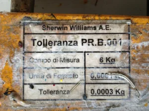 BILANCIA DA BANCO COMPATTA SARTORIUS SHERWIN WILLIAMS A.E.