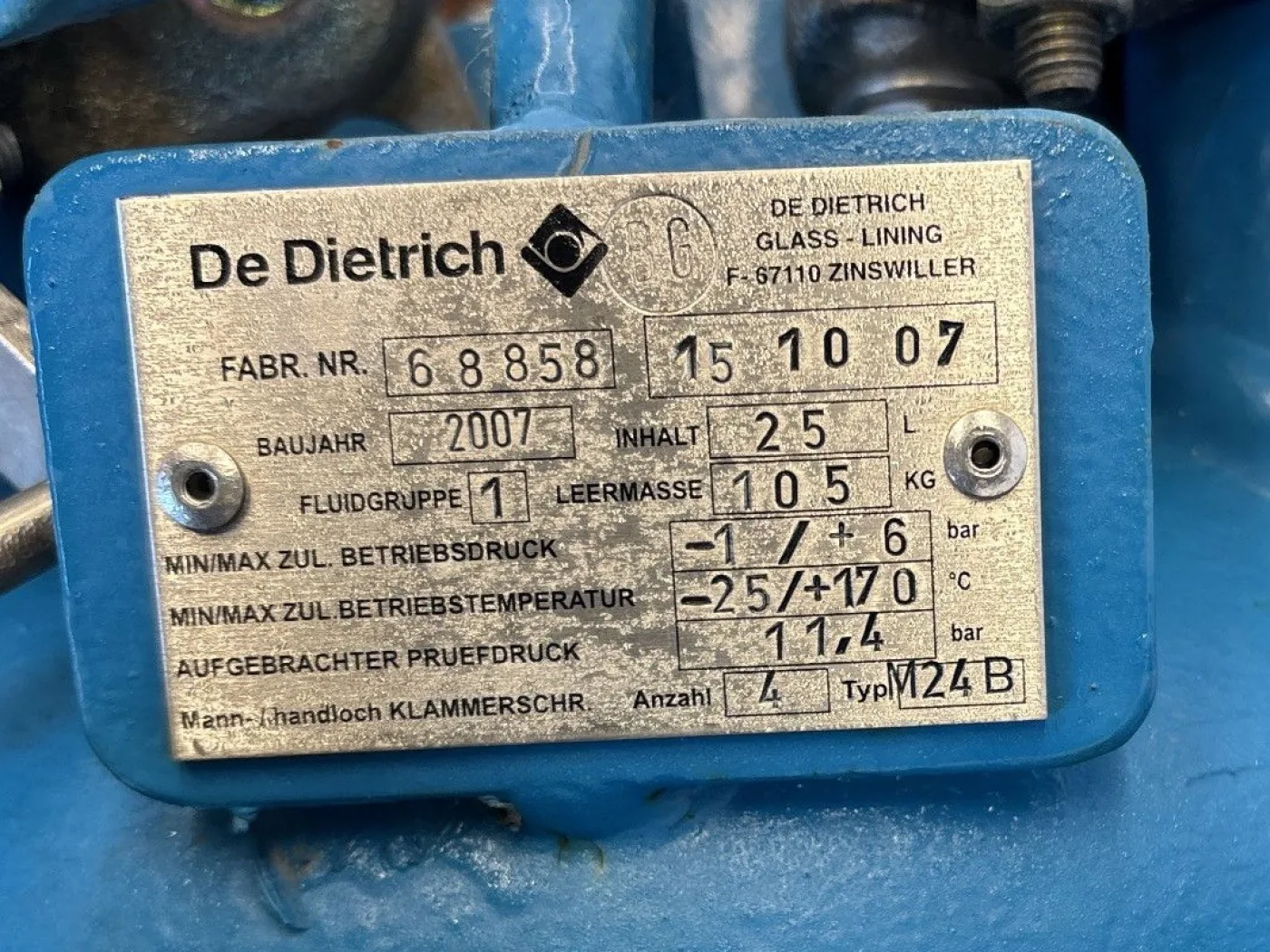 De Dietrich AE100 - Glass-lined Reactor - 5