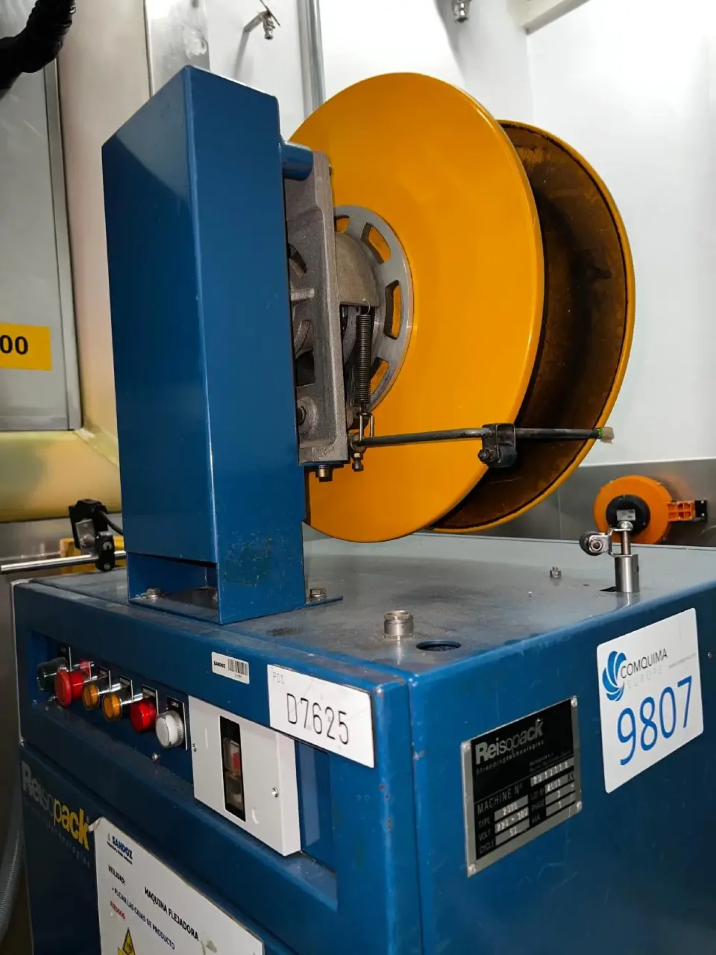 USED REISOPACK 2000 AUTOMATIC SIDE WELDING STRAPPING MACHINE 30 STRAPPING/MIN - 1