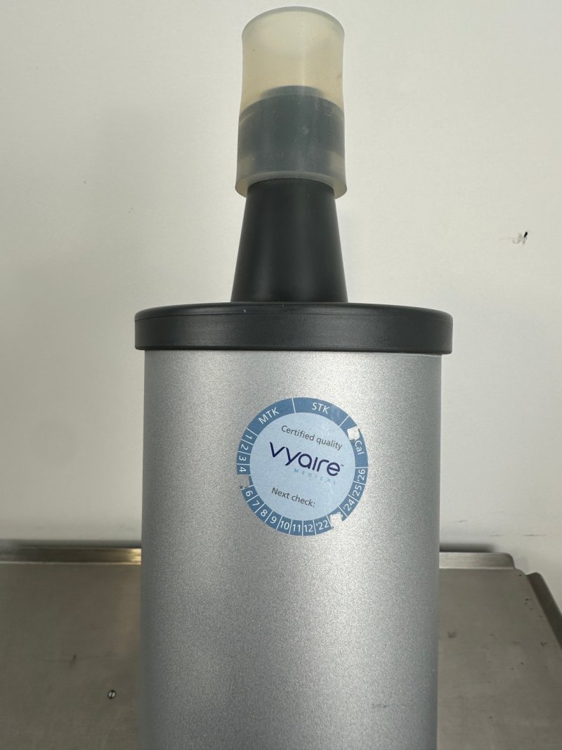 Vyaire 3 Liter Spritzen-Rezertifizierung Pumpe Respiratory Diagnostics