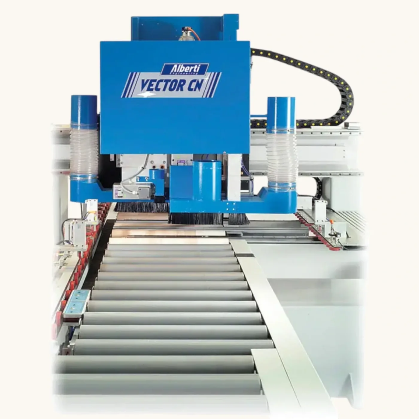 ALBERTI VECTOR CN CNC Vertikalbohrmaschine Fräsmaschine Dübeleintreibmaschine Beschlagsetzmaschine 6-seitig - 3