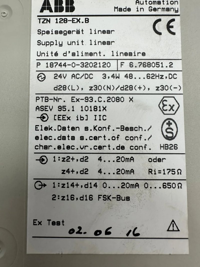 ABB Speisegerät Linear TZN128-EX/ABB