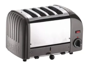 Dualit 4 Slice Vario Toaster Charcoal 40348 - islandcatering