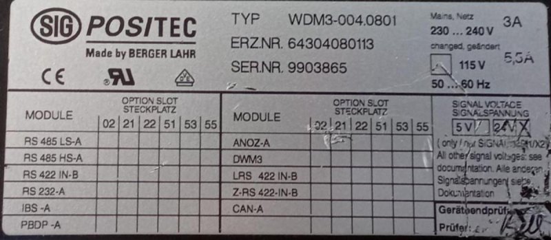 LTI Motion WDM3-004.080 Drive Module