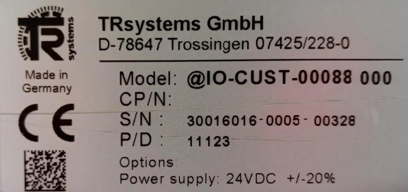 TRsystems Power Supply IO-Cust-00088000 - 6