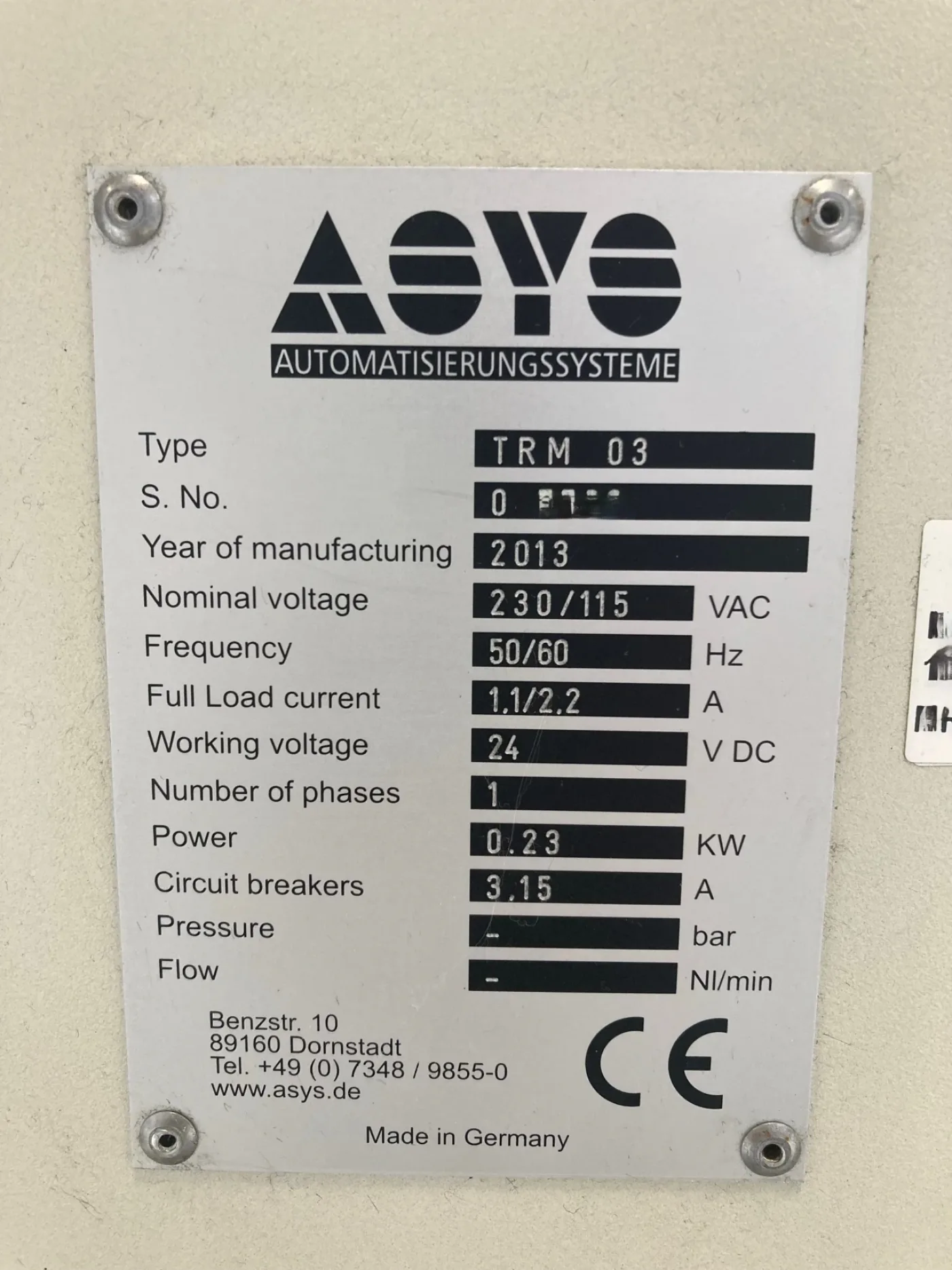 ASYS TRM03, vintage 2013, conveyor - 5