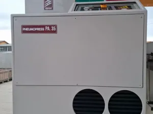 STAINLESS STEEL MEMBRANE PRESS, SIPREM FIRM MODEL PA35, CAPACITY HL 35, OPEN CYLINDER, SECOND HAND MACHINE