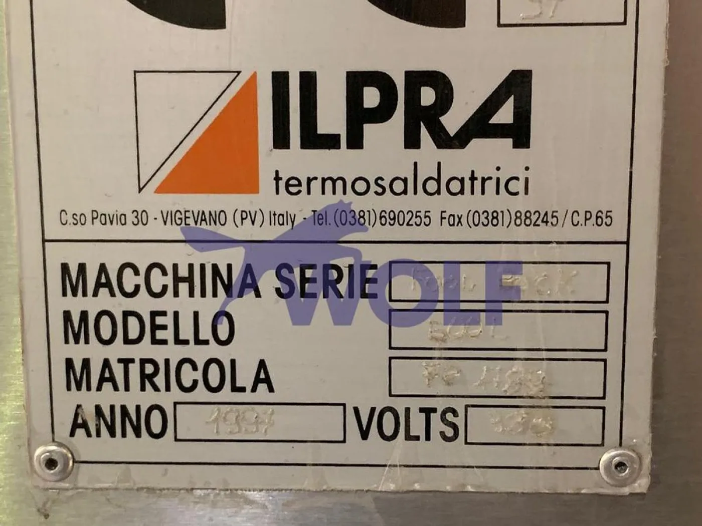 Traysealer ILPRA - Type Food-Pack-500-L Bj. 1997 - 6