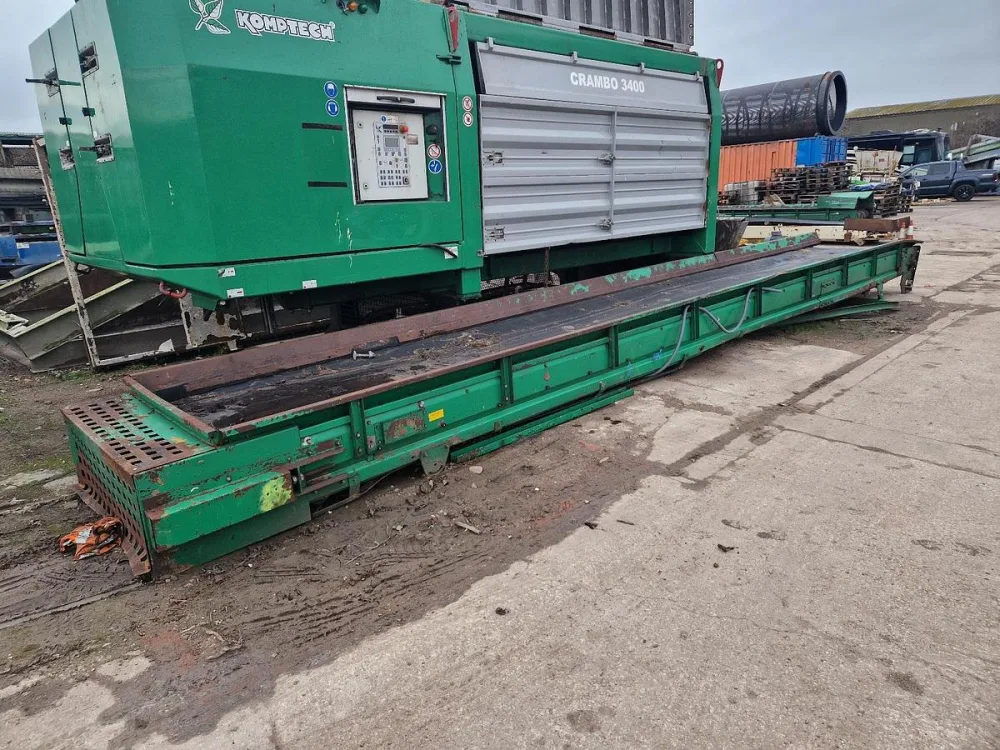 2008 Komptech Crambo 3400 E Electric Twin-shaft Slow-speed Static Shredder
