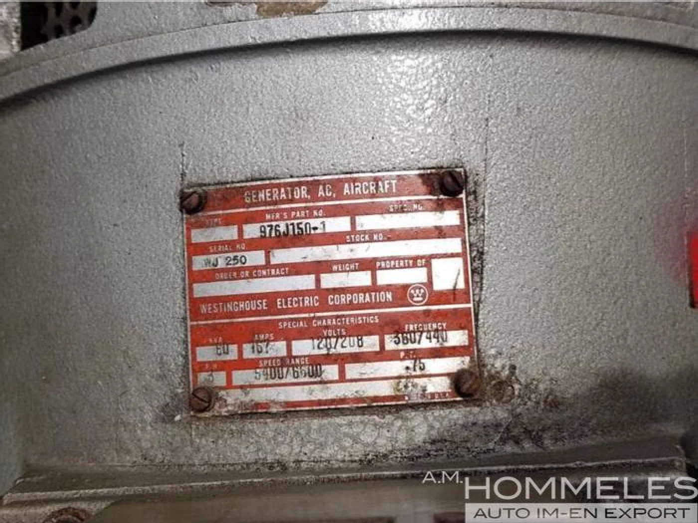 Generator, AC, aircraft - 2