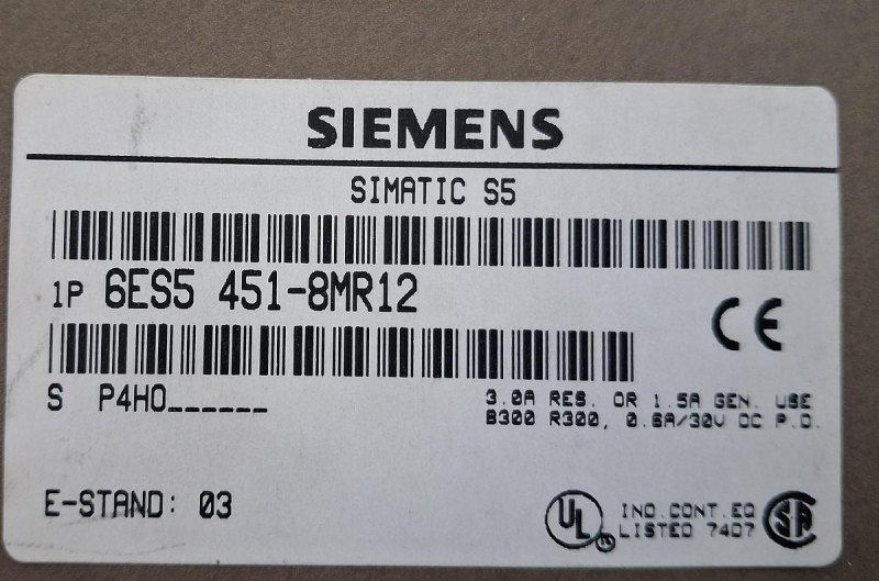Siemens SIMATIC S5 6ES5 451-0MR12 Digital Output Module