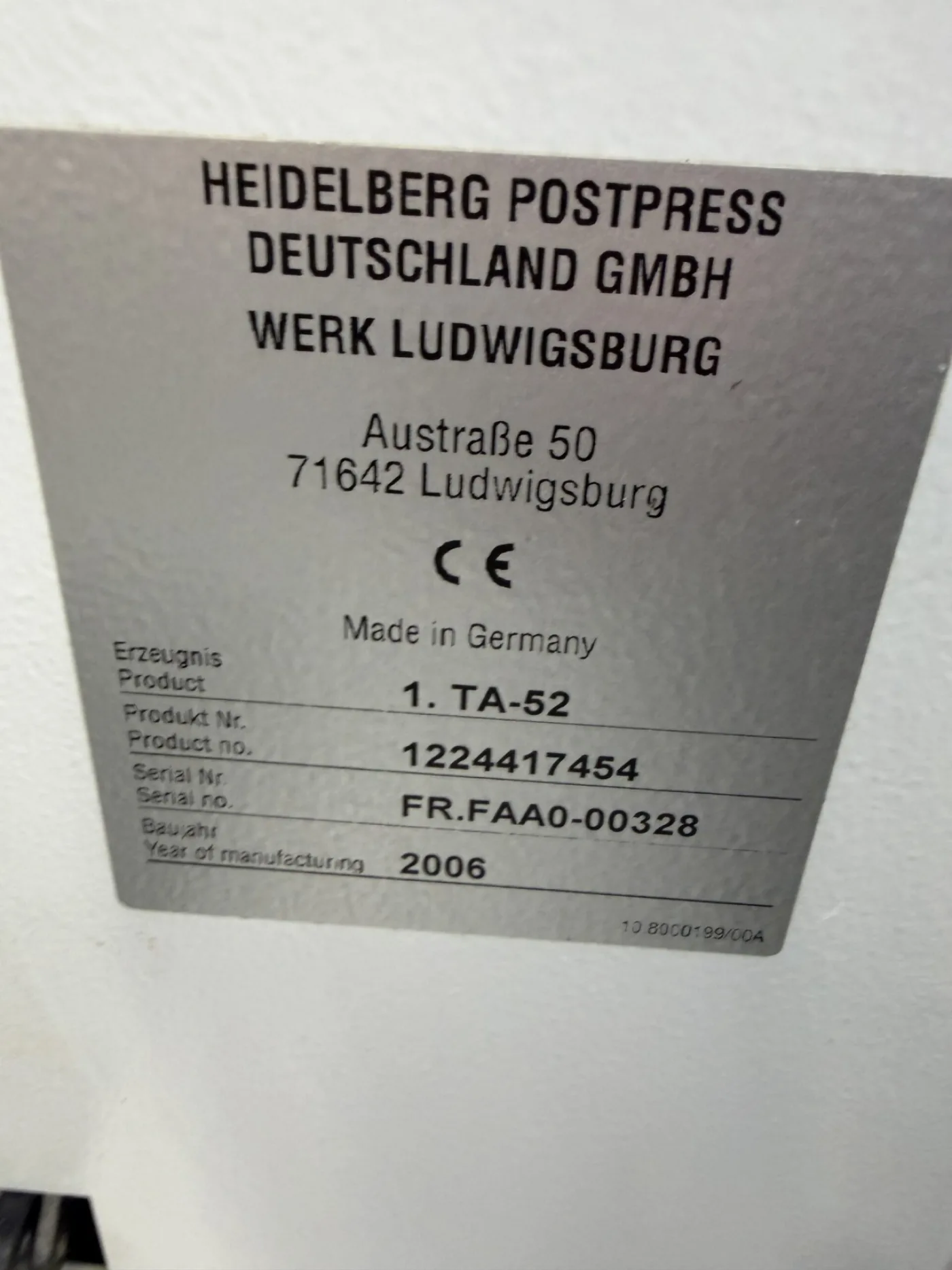 Heidelberg Postpress Stahlfolder TA-52 - 2