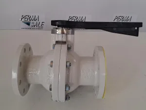 Neotecha PTFE-ausgekleideter Kugelhahn DN80 PN16 mit Handhebel