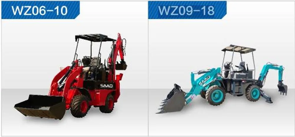 JDS-WZ06-10: La Retroexcavadora Compacta y Ágil y JDS-WZ09-18: Versatilidad y Potencia Aumentada