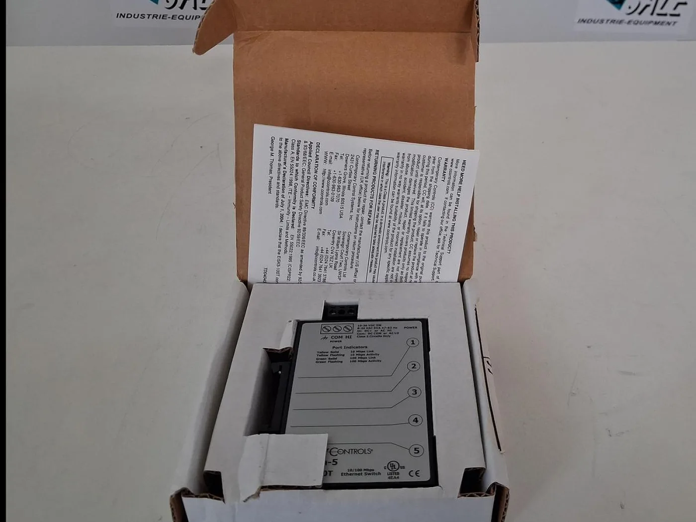 Contemporary Controls Skorpion-5 EISK5-100T Industrial Ethernet Switch - 6