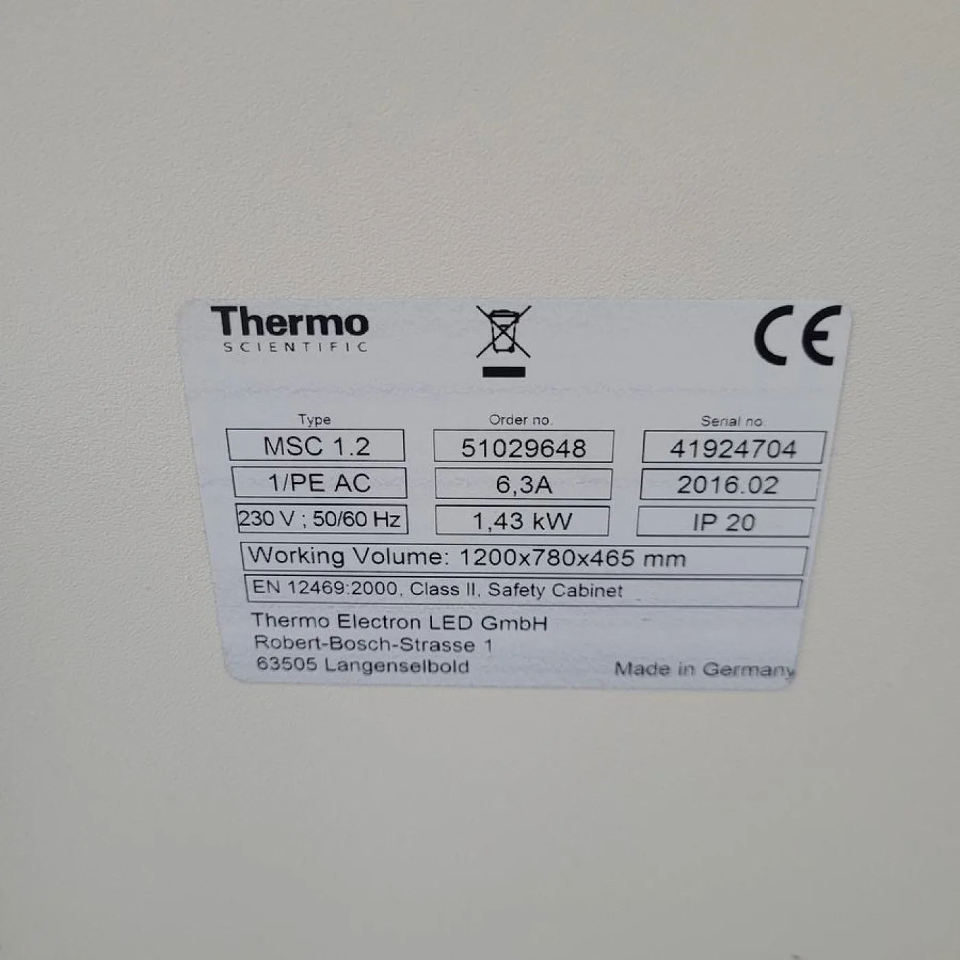 Thermo Scientific MSC-Advantage Biological Safety Cabinet - 5