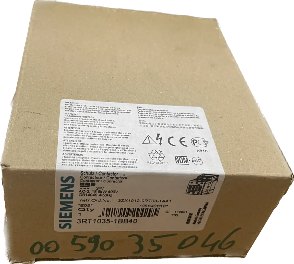 Siemens Leistungsschütz 3RT1035-1BB40