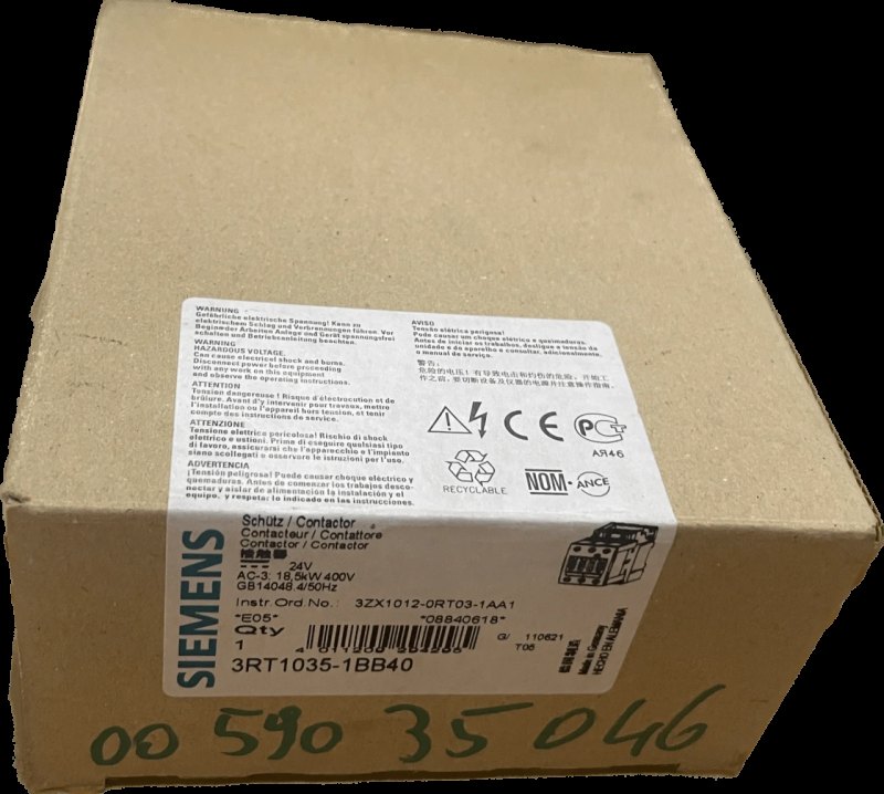 Siemens Leistungsschütz 3RT1035-1BB40