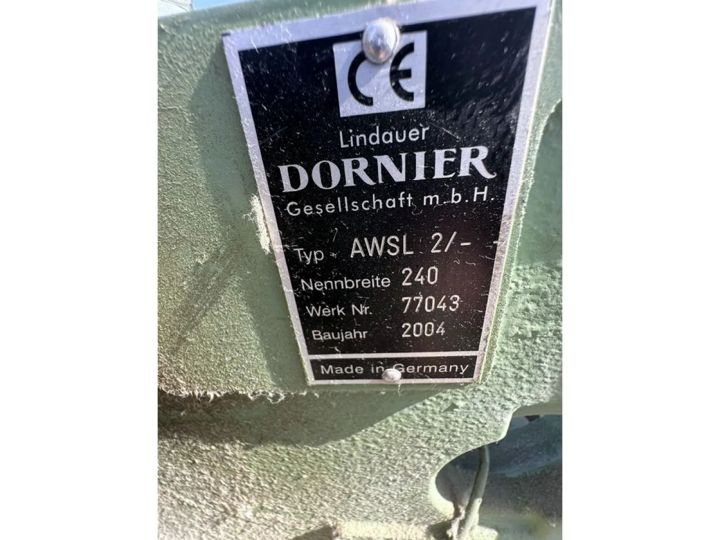 Dornier - AWSL 2 Airjet EASYLENO weaving loom - 2
