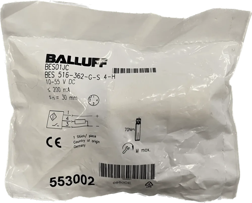 BALLUFF Induktive Standardsensoren mit Vorzugstypen BES 516-362-G-S4-H
