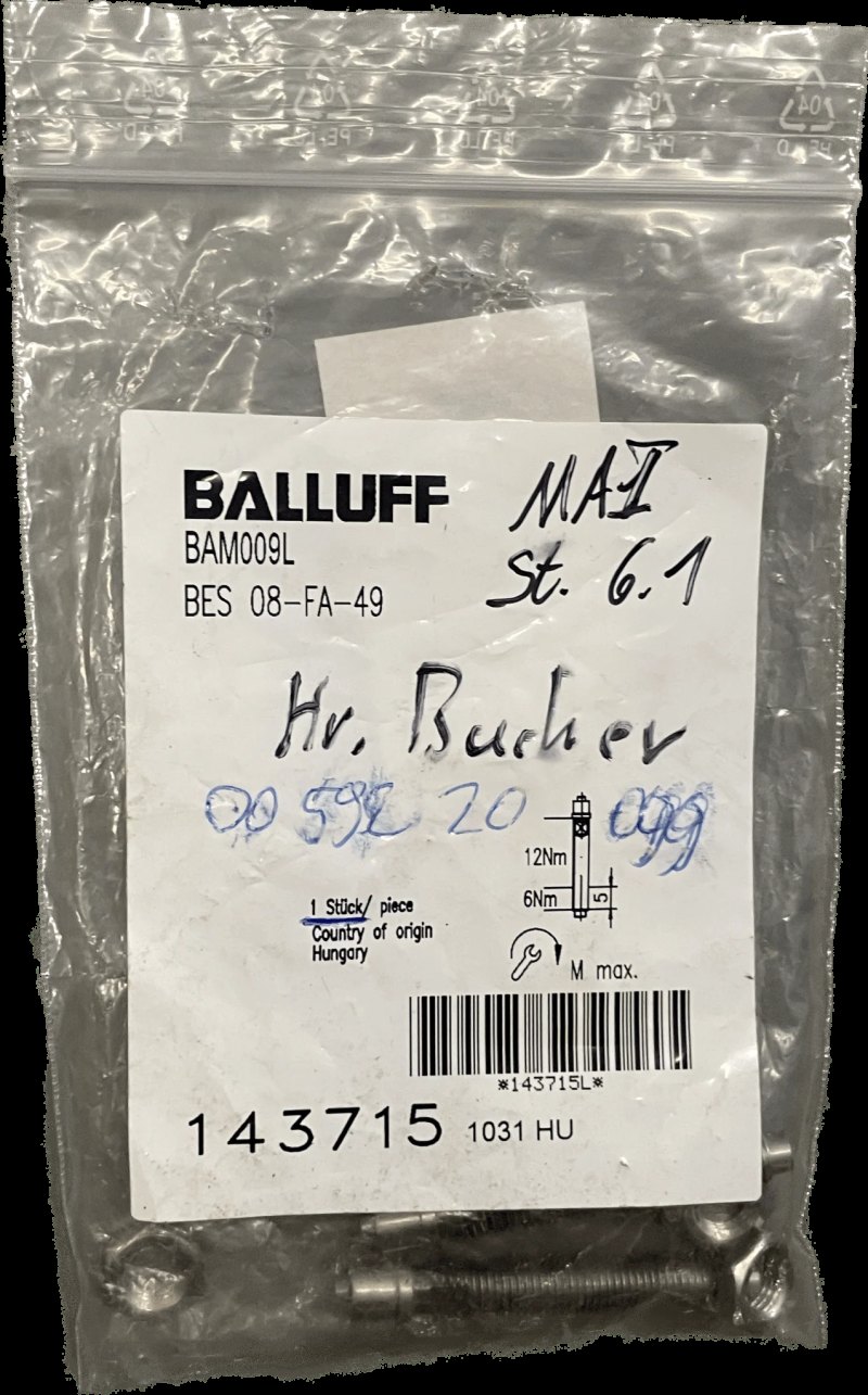 BALLUFF Plunger Probe-Lösungen BES 08-FA-49