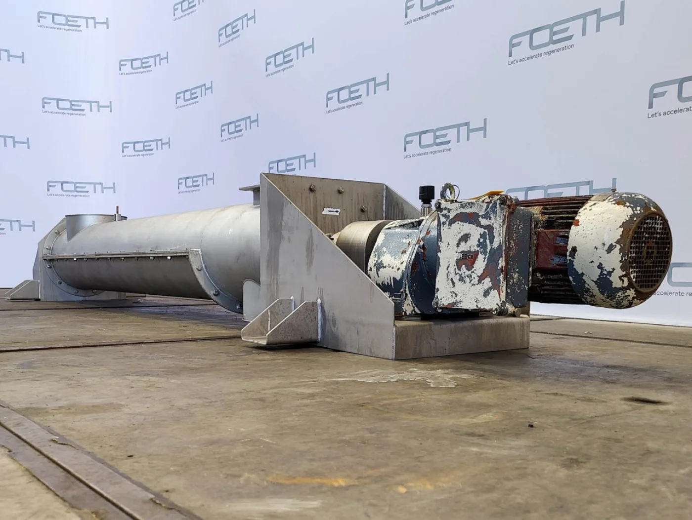 2870mm length - Horizontal screw conveyor - 3