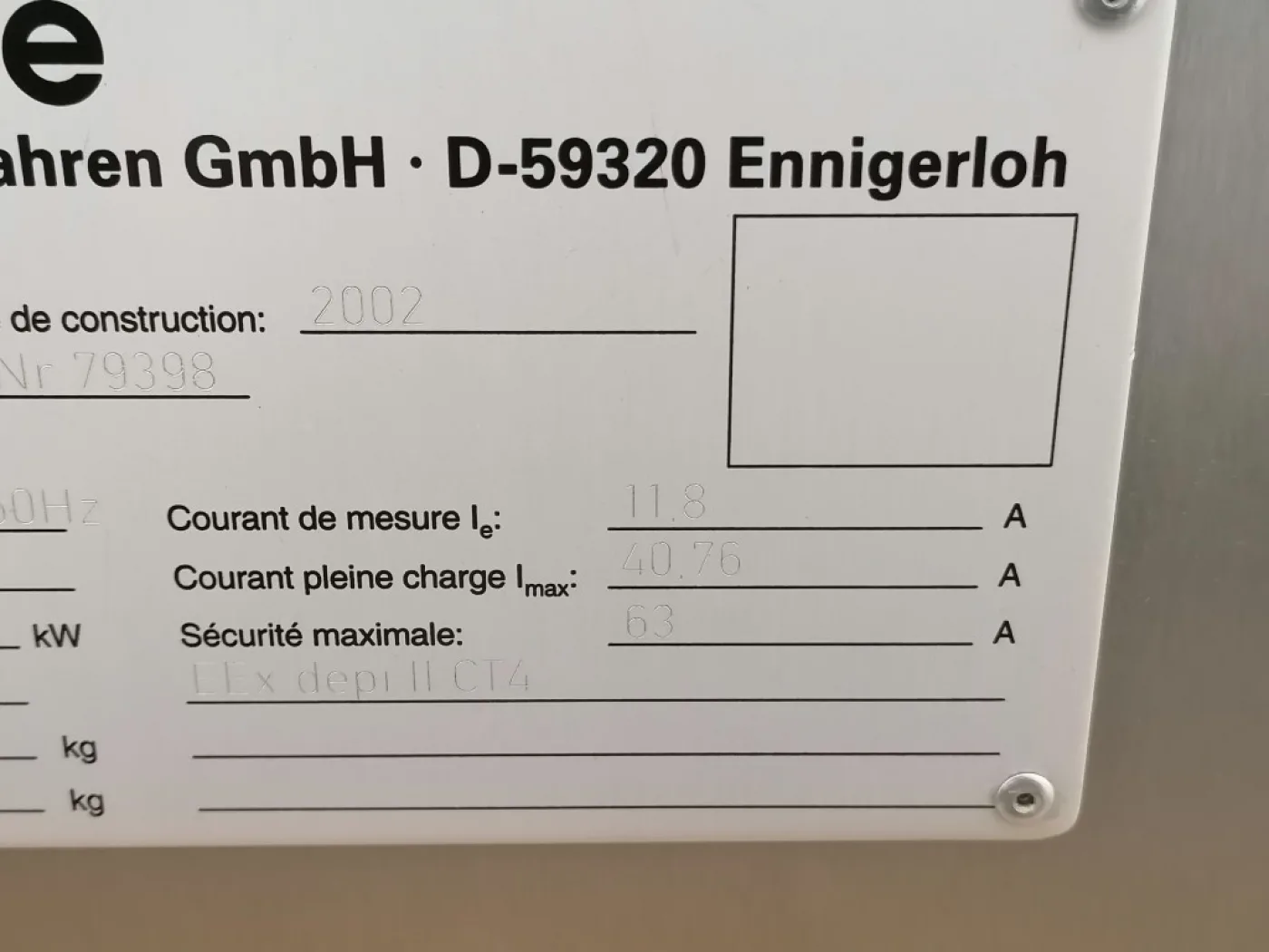 Bohle VMA20 V M Ex - Universal mixer - 3