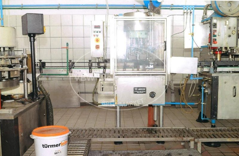 nonreturnable glass bottle filling line