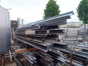 Dubbel UNP galvanised beams