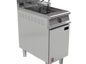 Falcon Dominator Plus Twin Basket Gas Fryer with Filtration & Fryer Angel Propane Gas - islandcatering