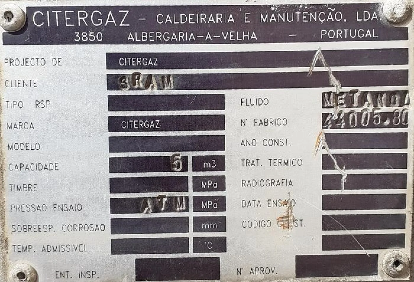 Depósito de inox CITERGAZ de 5000L - 4