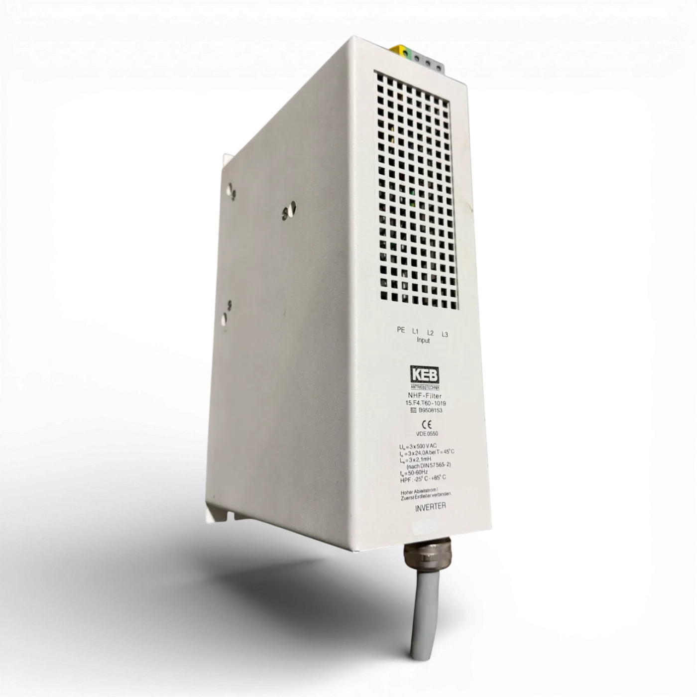 KEB NHF Filter Netzfilter Art.-Nr. 15.F4.T60-1019 Inverter - 1