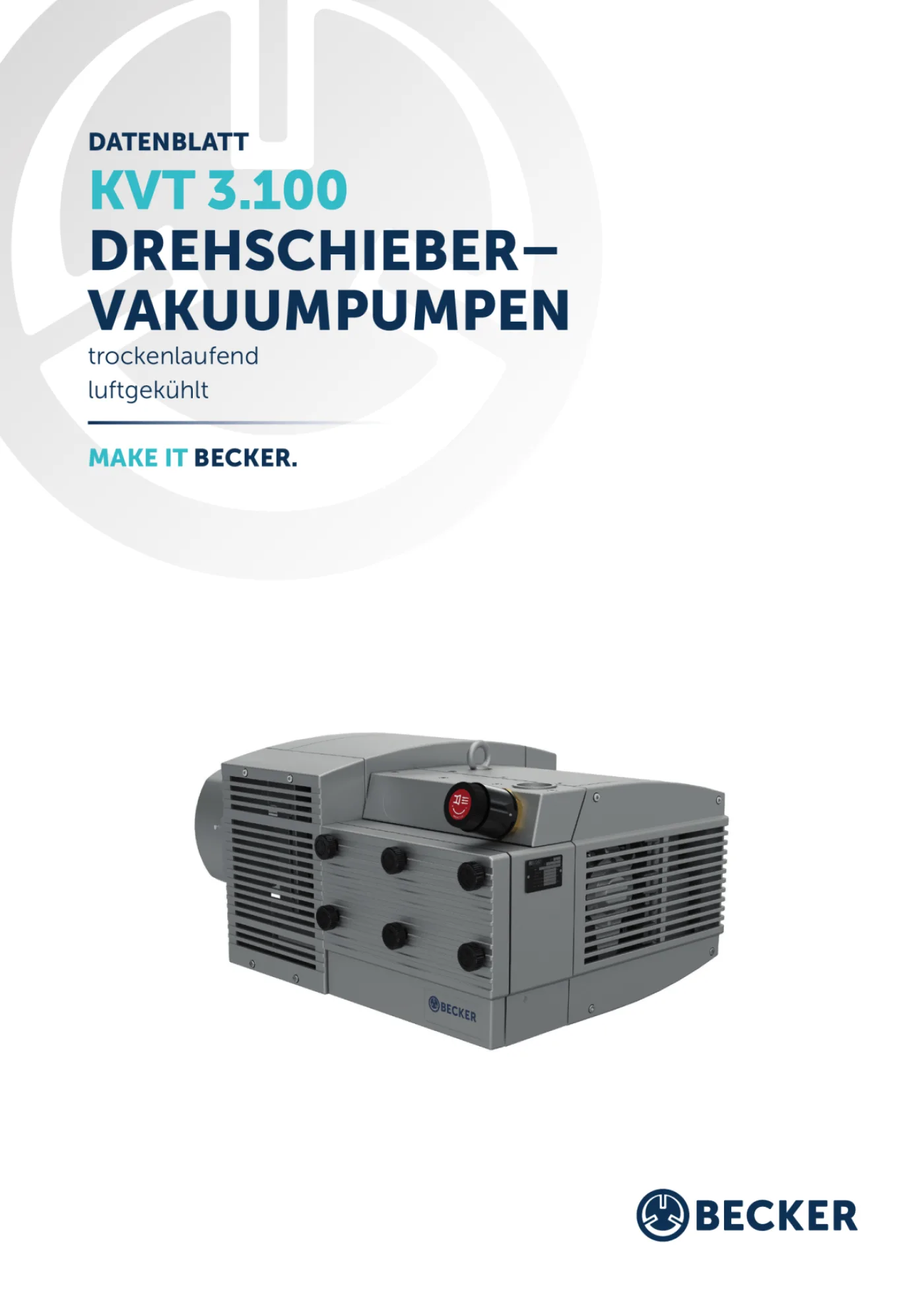 Becker VACS 0030.0020 VC+ – Compact-Vakuumanlage mit 2 Pumpen KVT 3.140/0-400 - 5