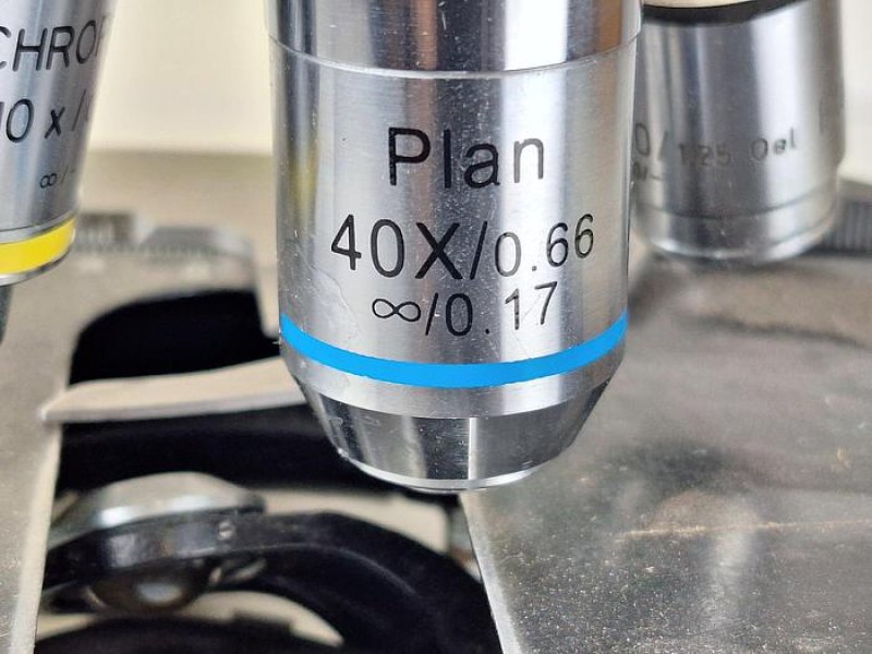 Zeiss Axioskop EL-Einsatz 5 Objectives Microscope
