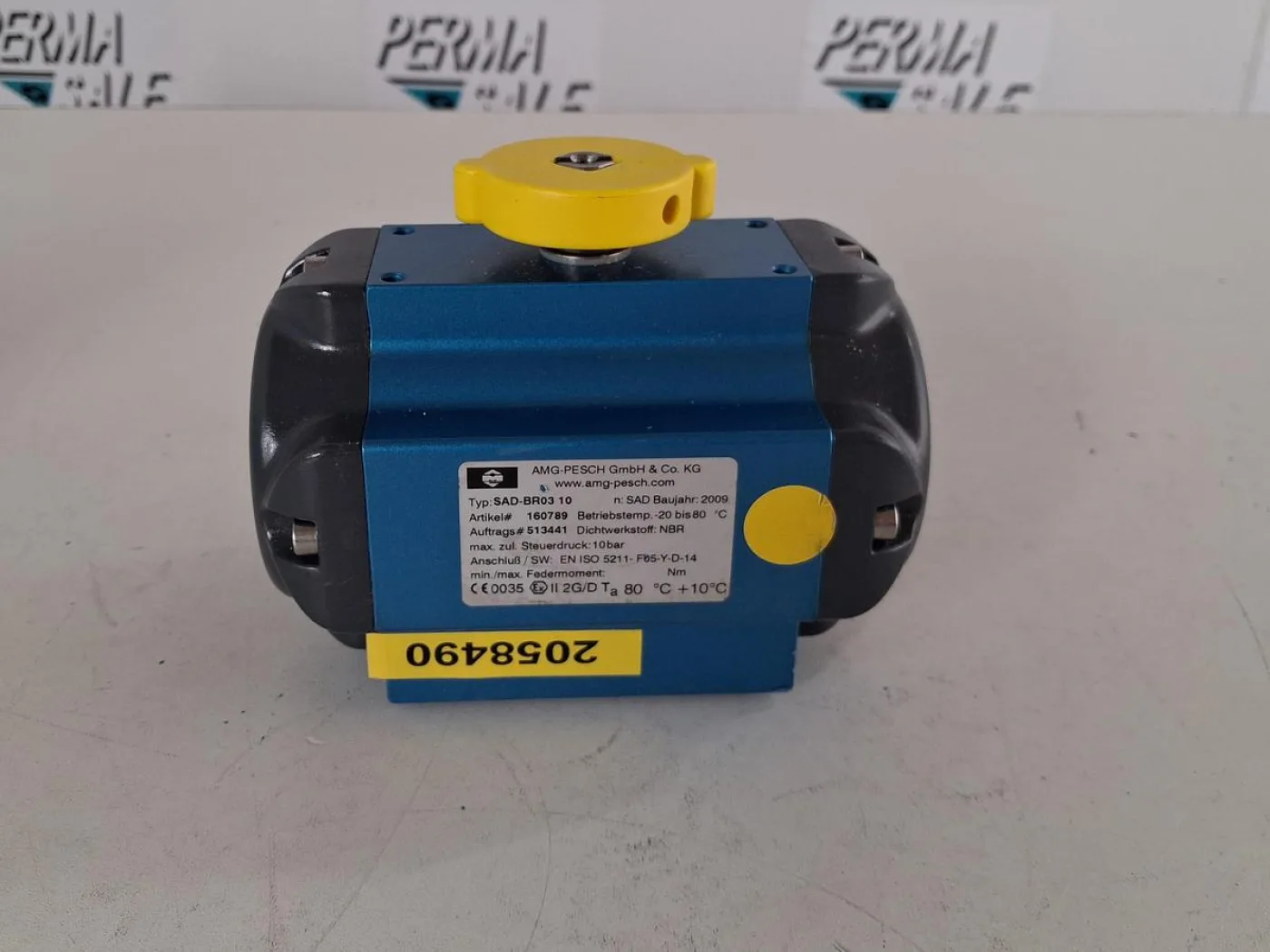 AMG-PESCH SAD-BR03 Pneumatischer Schwenkantrieb – ungebraucht - 4