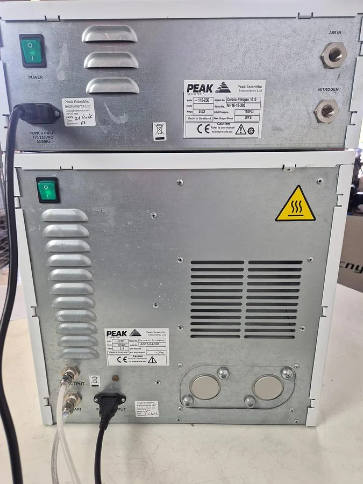 Peak Scientific Nitrogen Generator Corona 1010 + Corona compressor - 4