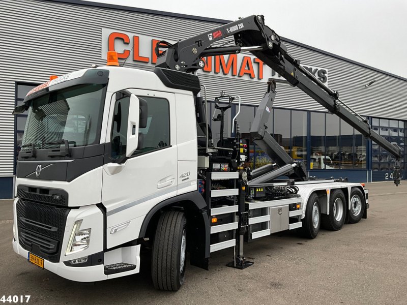 Volvo FM 420 8x2 Hiab 25 Tonmeter laadkraan + Welvaarts weighing system
