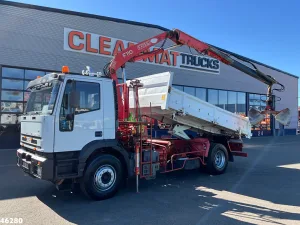 Iveco Eurotech 190E24 Cursor Manuell Full Steel Fassi 11 Tonmeter laadkraan Just 182.743 km!