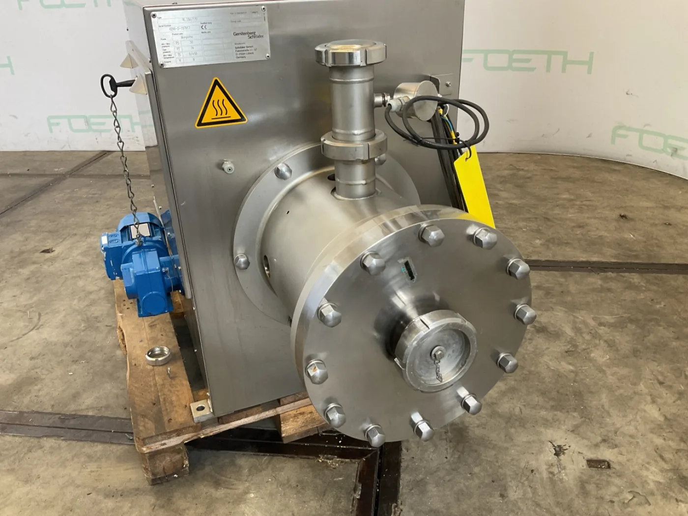 Gerstenberg Schröder RL280/170 (butter and magarine application) - Colloid mill - 8