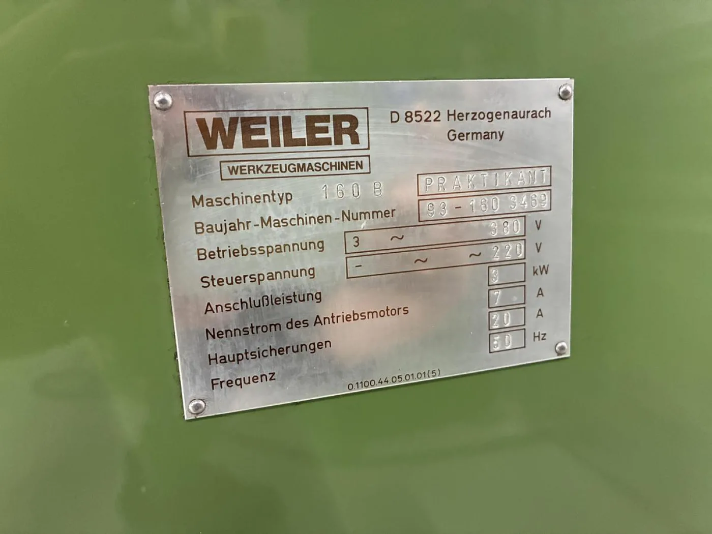 Weiler Praktikant 160B - 5