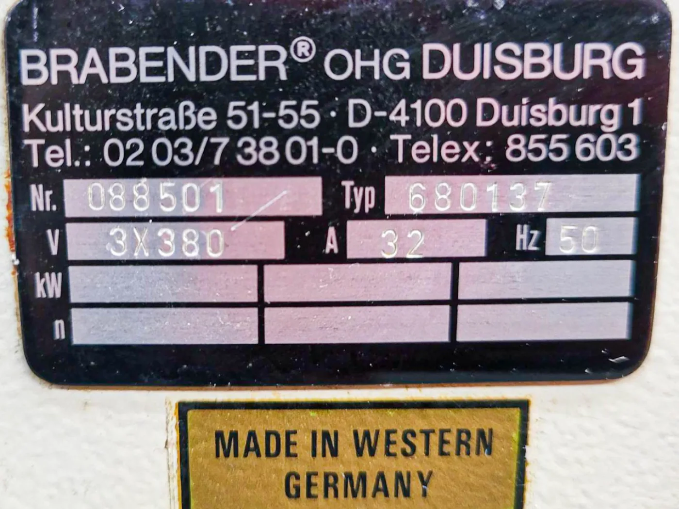 Brabender Plasti-Corder PL2000, Eurotherm Type 808 - Viscosity test machine - 8