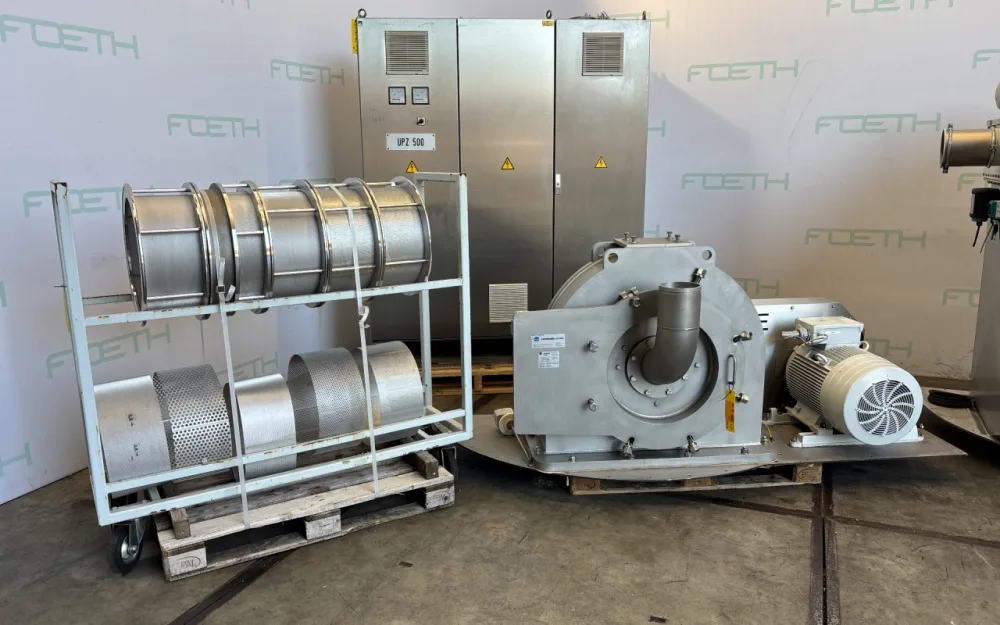 Hosokawa Alpine 500 UPZ — Cryogenic Fräsen Line - Fine Impact Mill